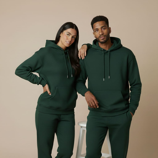 Pack of 2 Premium Hoodies – Ultimate Comfort & Style Combo (Dark Green) Unisex | Designed for Everyone